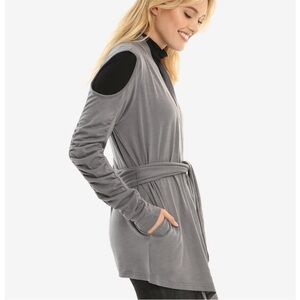 Her Universe Star Wars: The Last Jedi Rey Grey Cold Shoulder Cardigan